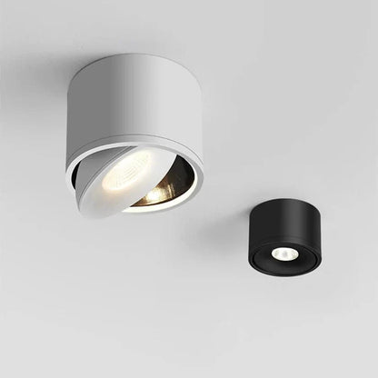 360° Drejelig Cylinder Form LED Spotlight - Downlight - Loftslampe - Dæmpbar