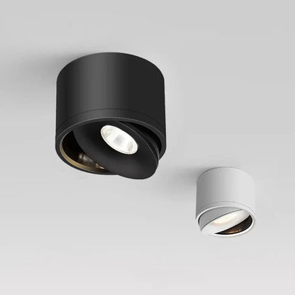360° Drejelig Cylinder Form LED Spotlight - Downlight - Loftslampe - Dæmpbar