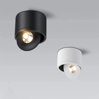 360° Drejelig Cylinder Form LED Spotlight - Downlight - Loftslampe - Dæmpbar