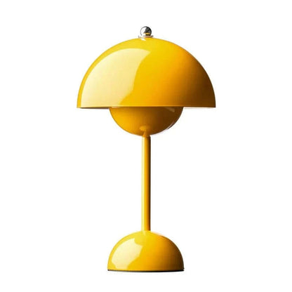 Blomsterkrukke Bærbar Bordlampe - Svamp - Trådløs - Moderne