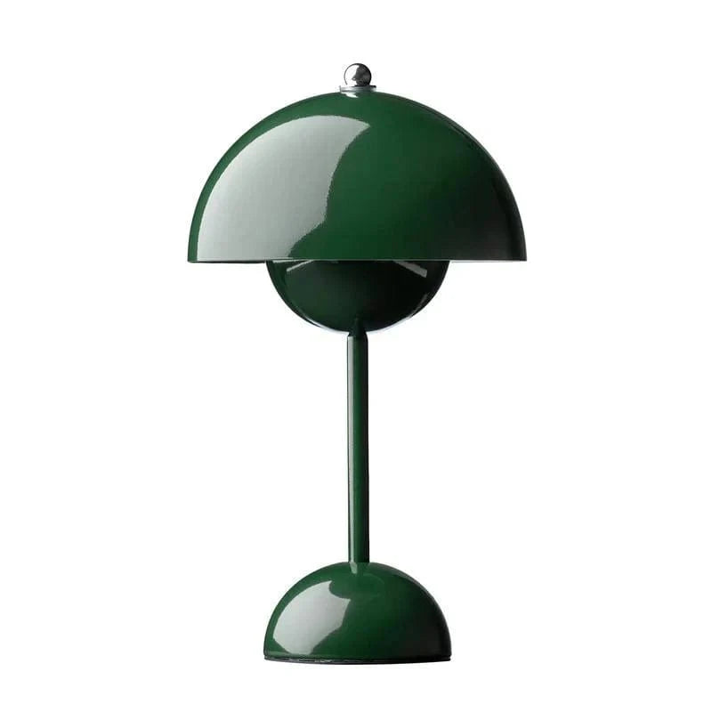 Blomsterkrukke Bærbar Bordlampe - Svamp - Trådløs - Moderne