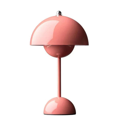 Blomsterkrukke Bærbar Bordlampe - Svamp - Trådløs - Moderne
