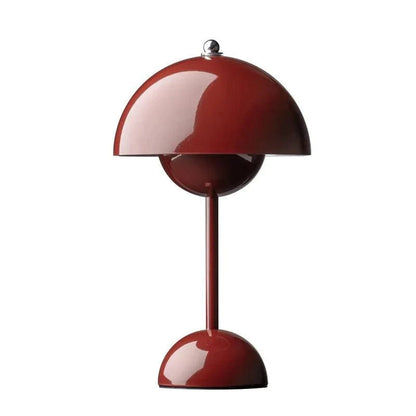Blomsterkrukke Bærbar Bordlampe - Svamp - Trådløs - Moderne