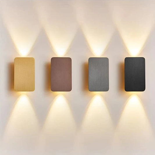 Dobbelt Hoved Væglampe - Flatpanels - Moderne - Rectangle