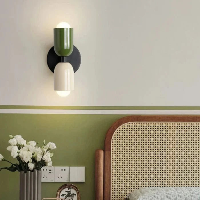 Dobbelt Hoved Væglampe - Morandi - LED - Metal