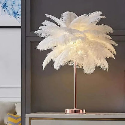 Fjerpalmetræ Natlampe - Bordlampe - Boligindretning - Metal