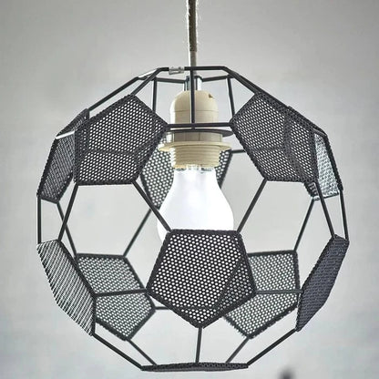 Fodbold Skærm Pendellampe - Metal - Sports - 40 cm