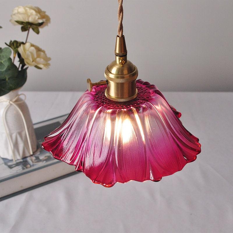 Frostet Glas Blomst Lysekrone - Pendel Lampe - Lysarmaturer Led - E27