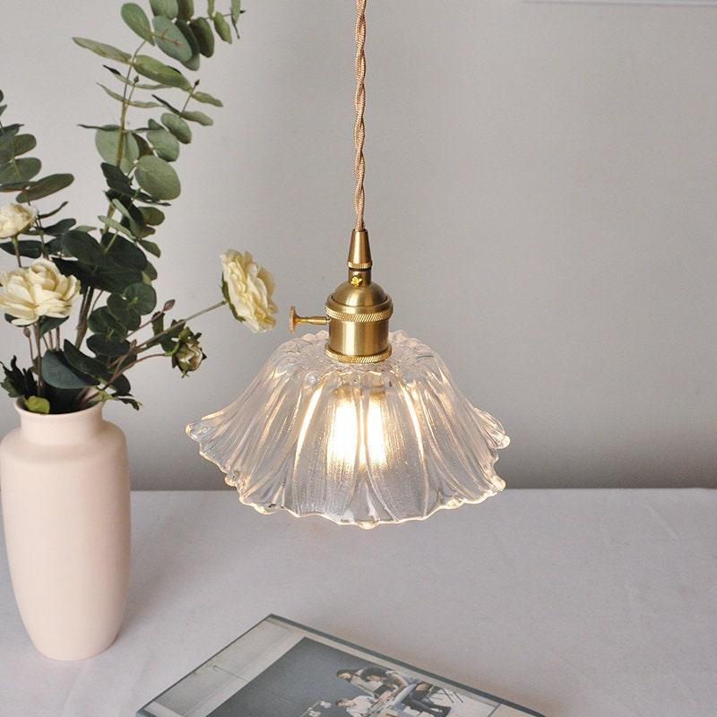 Frostet Glas Blomst Lysekrone - Pendel Lampe - Lysarmaturer Led - E27