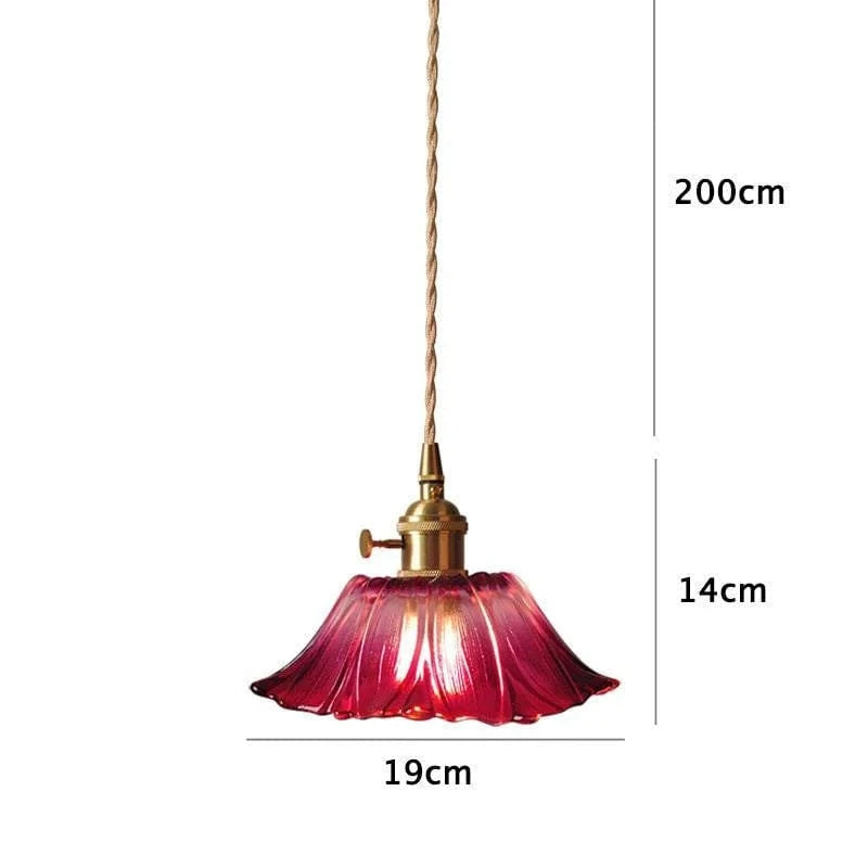 Frostet Glas Blomst Lysekrone - Pendel Lampe - Lysarmaturer Led - E27