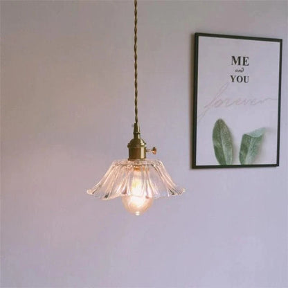 Frostet Glas Blomst Lysekrone - Pendel Lampe - Lysarmaturer Led - E27