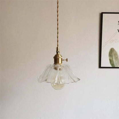 Frostet Glas Blomst Lysekrone - Pendel Lampe - Lysarmaturer Led - E27