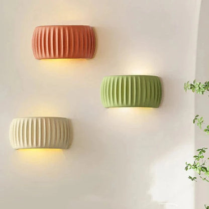 Halvcirkel Bølge Wall Sconce - Væglampe - Indendørs - Resin