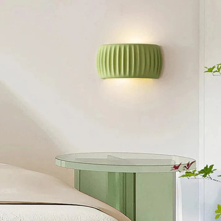 Halvcirkel Bølge Wall Sconce - Væglampe - Indendørs - Resin