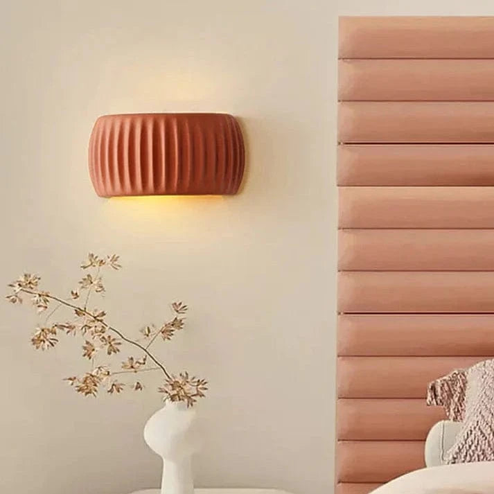 Halvcirkel Bølge Wall Sconce - Væglampe - Indendørs - Resin