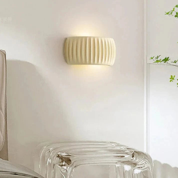 Halvcirkel Bølge Wall Sconce - Væglampe - Indendørs - Resin