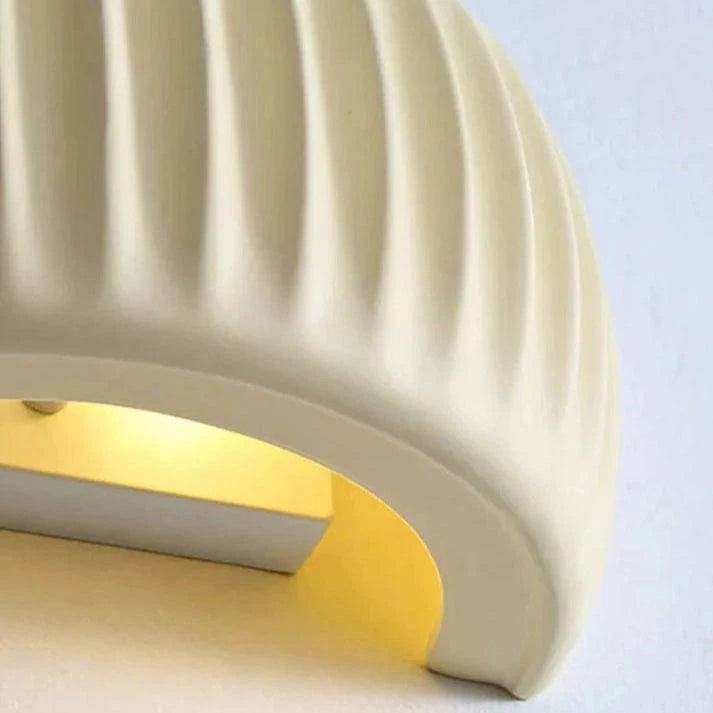 Halvcirkel Bølge Wall Sconce - Væglampe - Indendørs - Resin