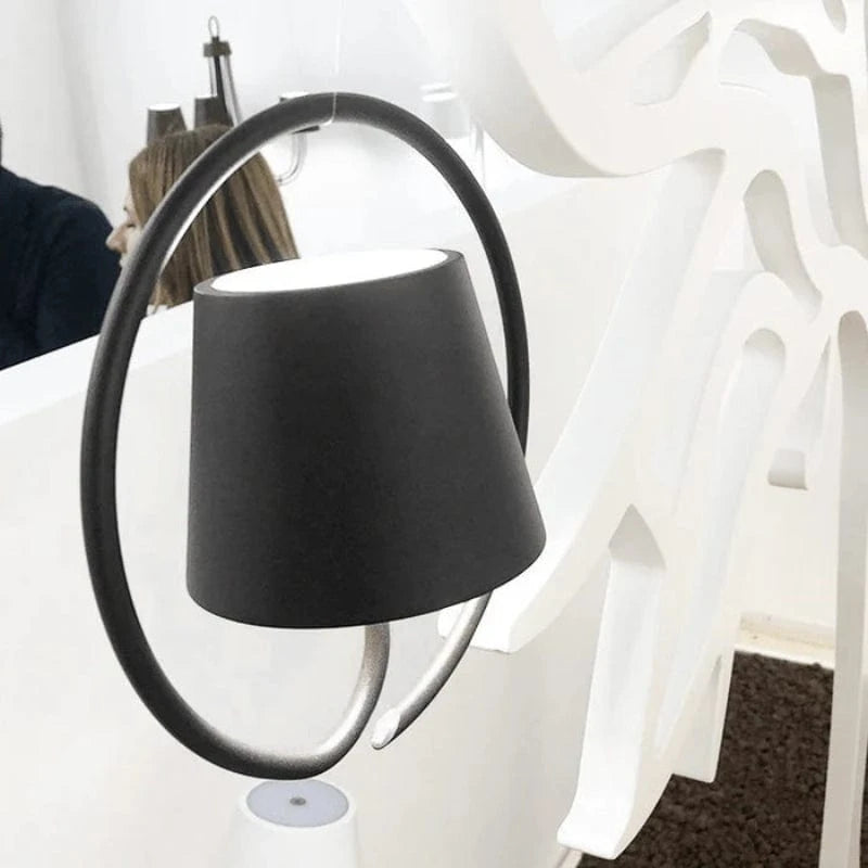 Industriel Poldina Jernring Pendellampe - Touch Lampe - Trådløs - USB-Opladning