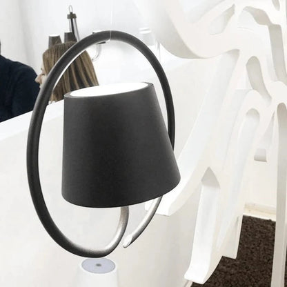 Industriel Poldina Jernring Pendellampe - Touch Lampe - Trådløs - USB-Opladning