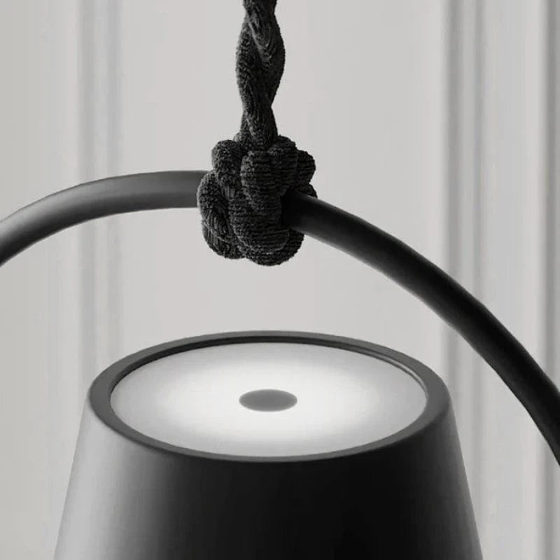 Industriel Poldina Jernring Pendellampe - Touch Lampe - Trådløs - USB-Opladning