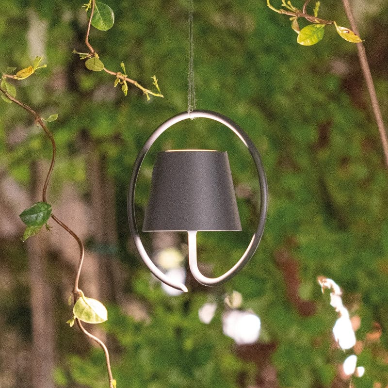 Industriel Poldina Jernring Pendellampe - Touch Lampe - Trådløs - USB-Opladning