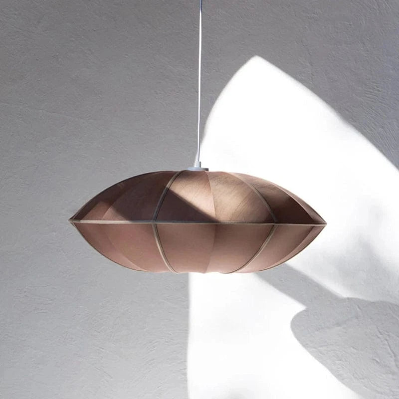 Japandi Stof UFO Pendellampe - Silke - Lanterne - Moderne