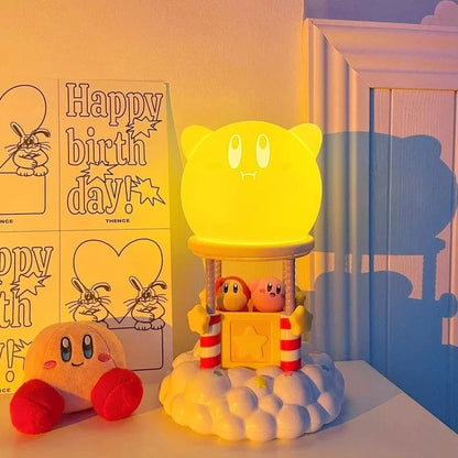 Kirby Natlampe Børn - Silikone - Touch Lampe - Spilledåse