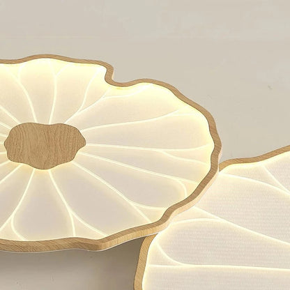 Lotusblad LED Loftlamper til Stuen - Akryl - Metalramme - Boligindretning