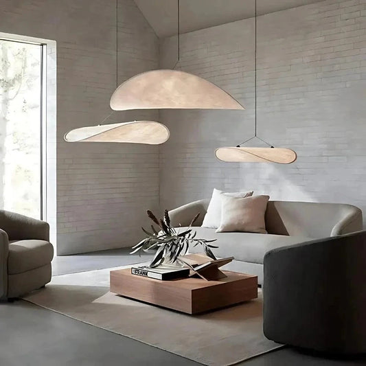 Luksus Japandi Pendel Lampe - Wabi Sabi Silke Lampe