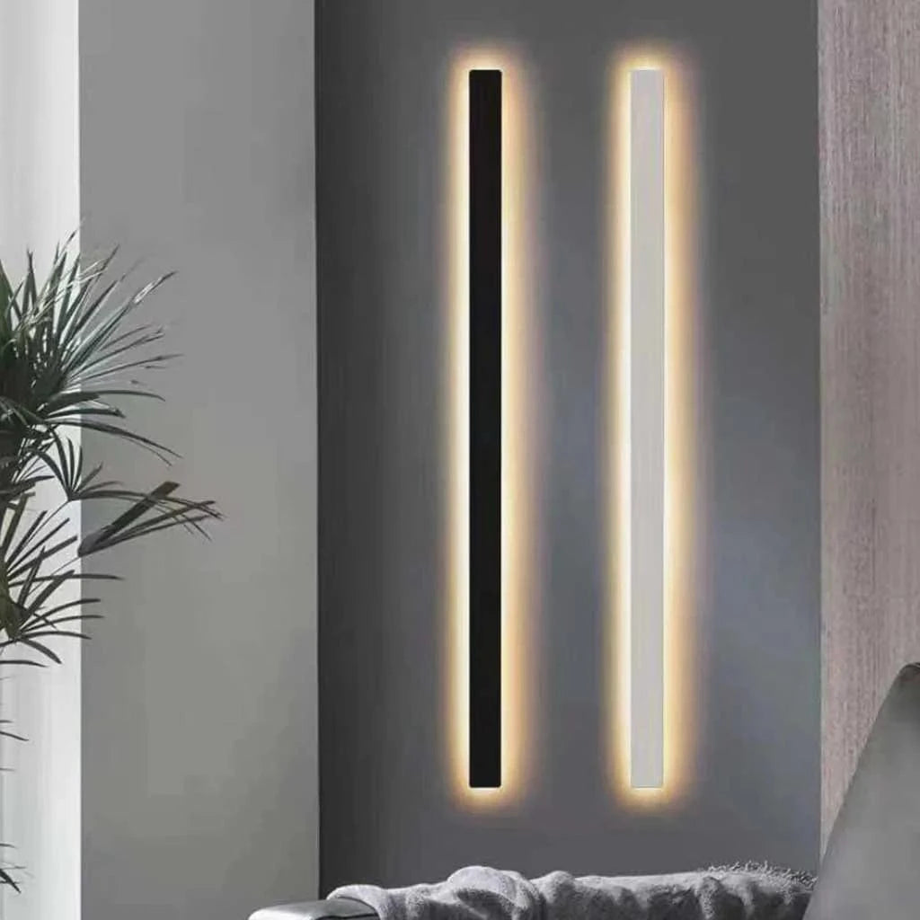 Minimalistisk Linear LED Væglampe - Lys Bar - Dæmpbar - Aluminium