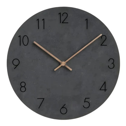 Minimalistisk Vægur I Træ - Boligindretning - Stille - Vægur med Tal - 29 cm