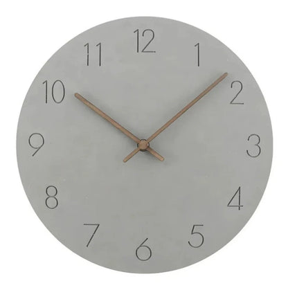 Minimalistisk Vægur I Træ - Boligindretning - Stille - Vægur med Tal - 29 cm