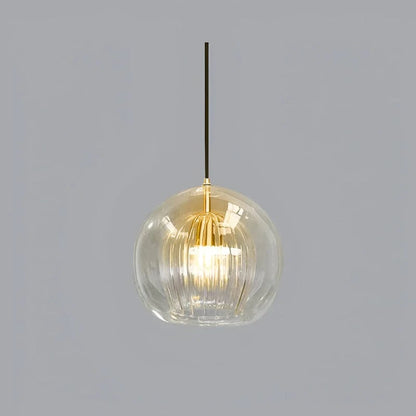 Moderne Glas Orb Pendellampe - LED Belysning - Boligindretning - E27 Pære