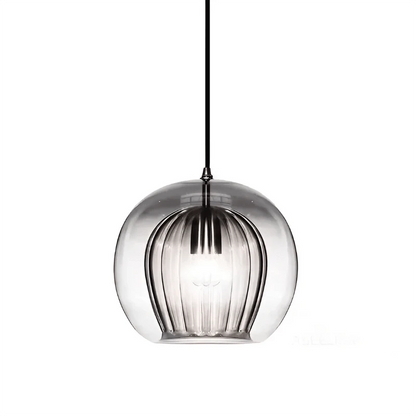 Moderne Glas Orb Pendellampe - LED Belysning - Boligindretning - E27 Pære