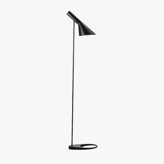 Moderne Konisk Lampeskærm AJ Gulvlampe - Aluminium - E27 Pære