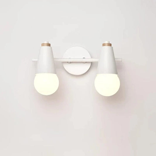 Moderne Minimalistisk Væglampe - LED Pære - Iron - Matte - Træ