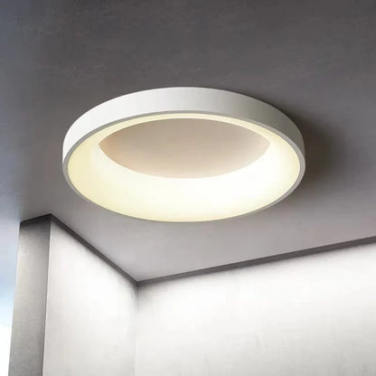Moderne Rund LED Plafond Lampe - Flad - Boligindretning - Akryl - Indendørs