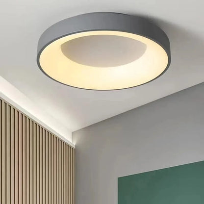 Moderne Rund LED Plafond Lampe - Flad - Boligindretning - Akryl - Indendørs