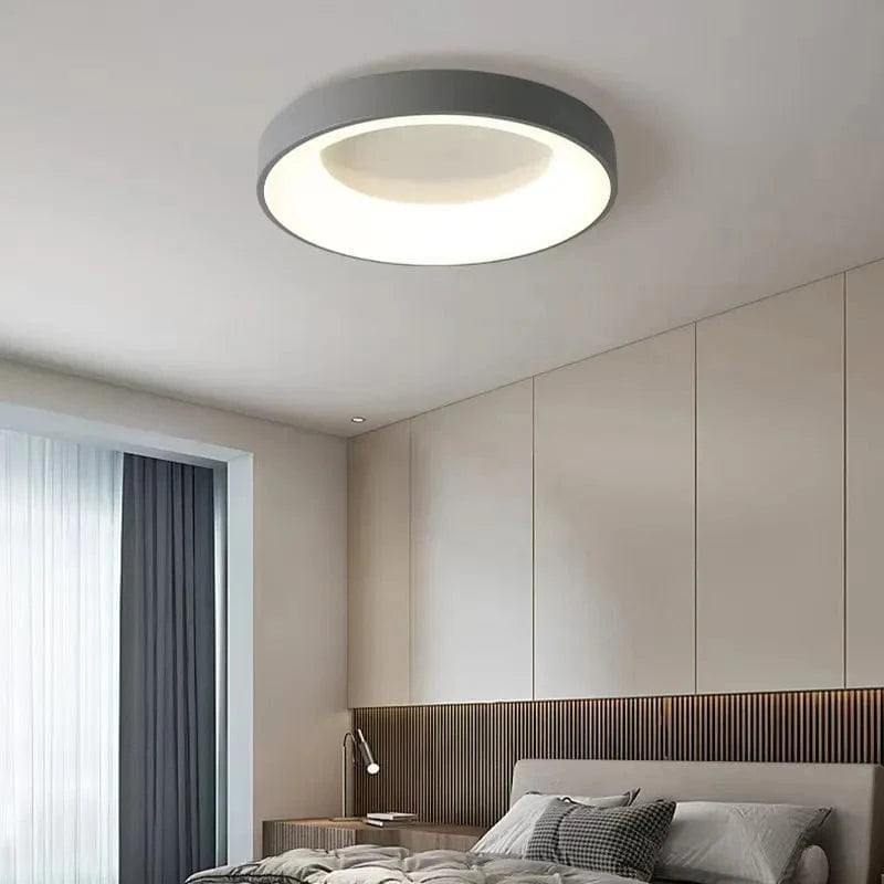 Moderne Rund LED Plafond Lampe - Flad - Boligindretning - Akryl - Indendørs