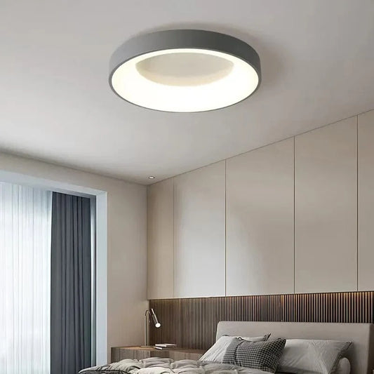 Moderne Rund LED Plafond Lampe - Flad - Boligindretning - Akryl - Indendørs