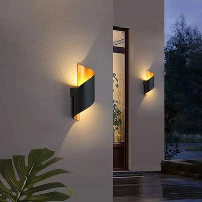 Moderne Spiral LED Væglampe - Vandtæt - Aluminium - Udendørs