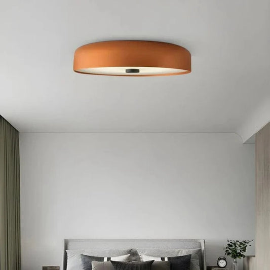 Nordic Retro LED Plafond Lampe - Rund - Boligindretning - Metal