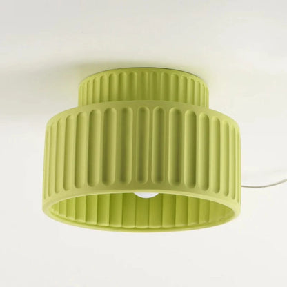 Riflet Flush Mount LED Loftslampe - Japandi Style - Layered - Resin - 23cm