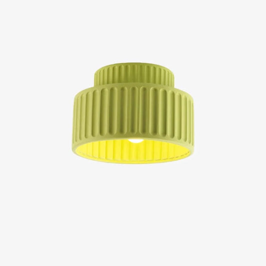 Riflet Flush Mount LED Loftslampe - Japandi Style - Layered - Resin - 23cm