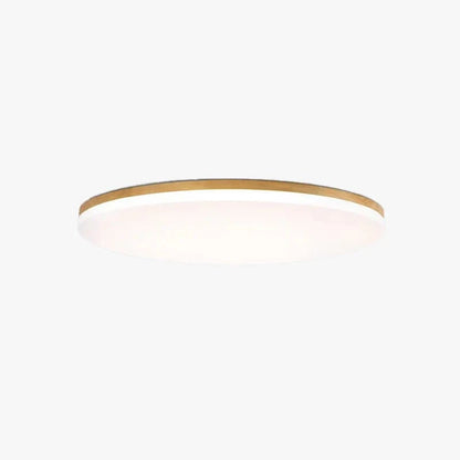 Rund Træ Plafond Lampe - Japandi Style - Moderne - Boligindretning - LED Lys