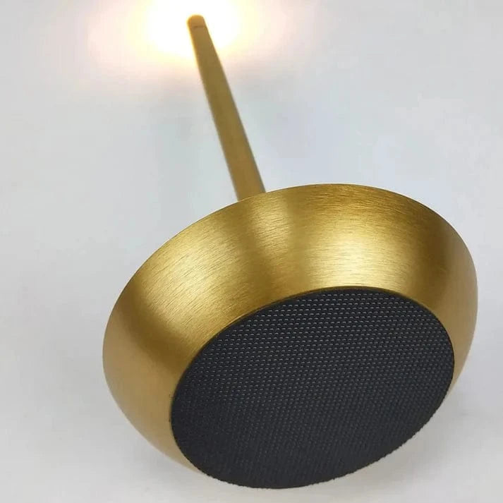 Stearinlys Trådløs LED Bordlampe - Aluminium - Genopladelig - Bærbar