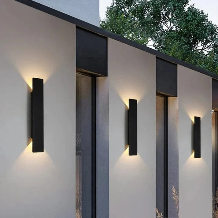 Udendørs Aluminium Væglampe - Vandtæt - LED - 18W