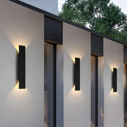 Udendørs Aluminium Væglampe - Vandtæt - LED - 18W
