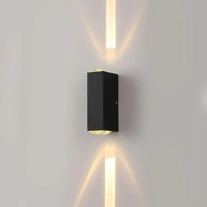 Vandtæt Udendørs Væglamper - Varm Hvid - Aluminium - Sconce