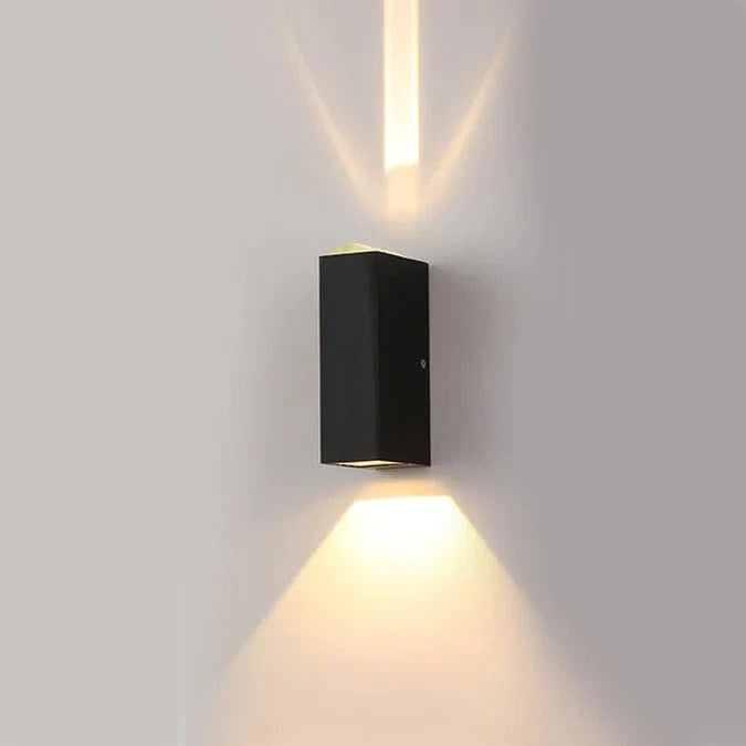Vandtæt Udendørs Væglamper - Varm Hvid - Aluminium - Sconce